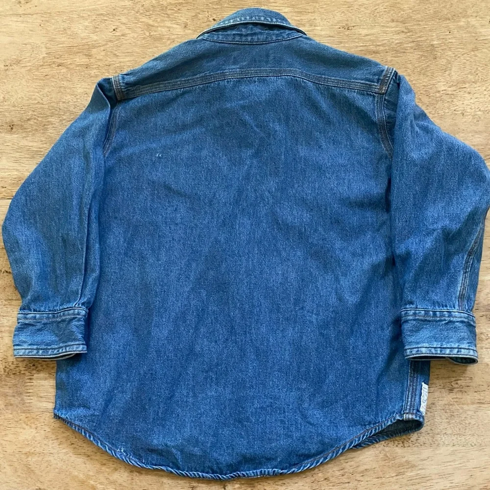 Vintage Ralph Lauren Polo Jeans Co Unisex Sz 3T‎ Denim Long Sleeve Button Down